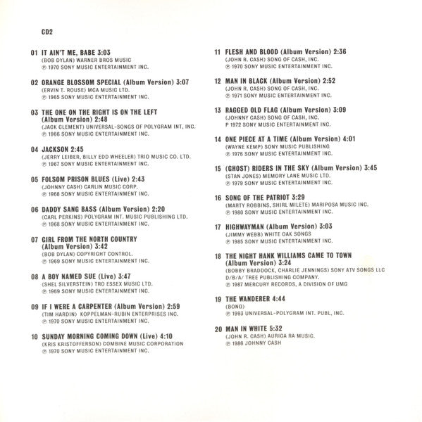 Johnny Cash - Man In Black (The Very Best Of Johnny Cash)