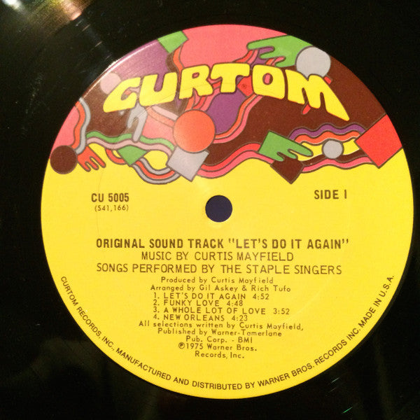 The Staple Singers ● Music By Curtis Mayfield -Let's Do It Again (Original Soundtrack)