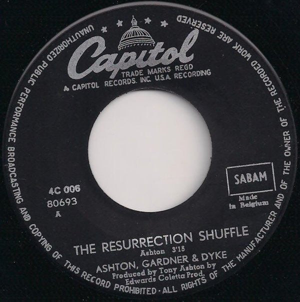 Ashton, Gardner & Dyke -Resurrection Shuffle / Hymn To Everyone