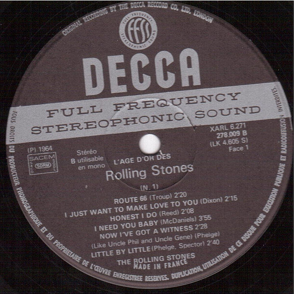 Rolling Stones* -«L'âge D'or» Des Rolling Stones - Vol 1 - Carol