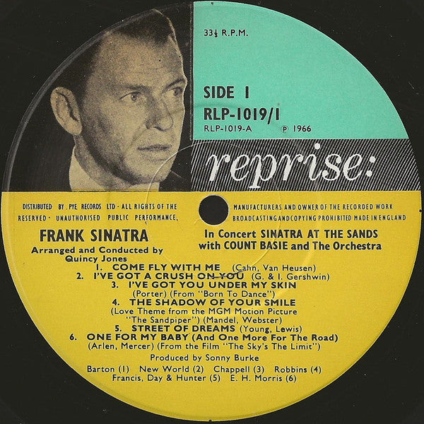 Frank Sinatra -Sinatra At The Sands