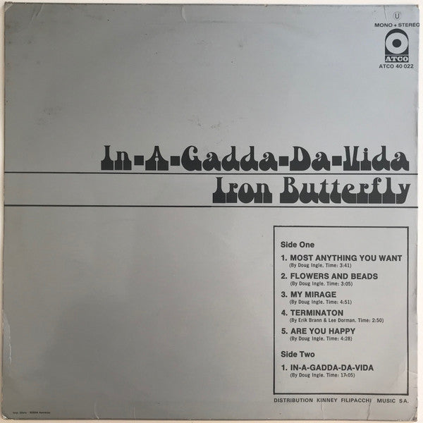 Iron Butterfly -In-A-Gadda-Da-Vida