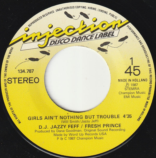 D.J. Jazzy Jeff + Fresh Prince* - Girls Ain't Nothing But Trouble