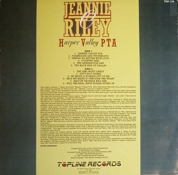 Jeannie C. Riley -Harper Valley PTA