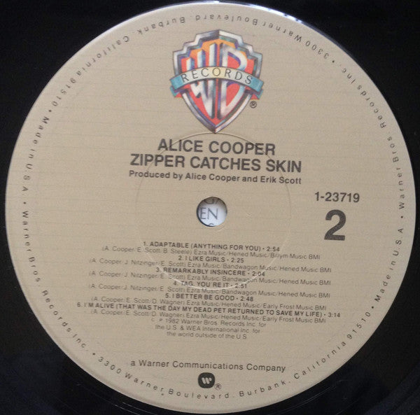 Alice Cooper (2) - Zipper Catches Skin