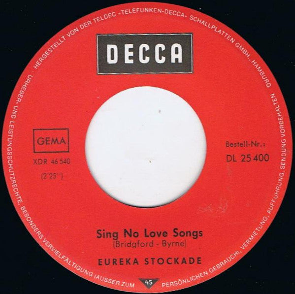 Eureka Stockade -Sing No Love Songs