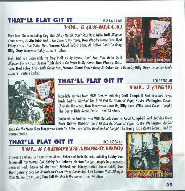 Various - That's What Makes The Jukebox Play (Highlights From Bear Family's Releases: Hillbilly &amp; Rockabilly)