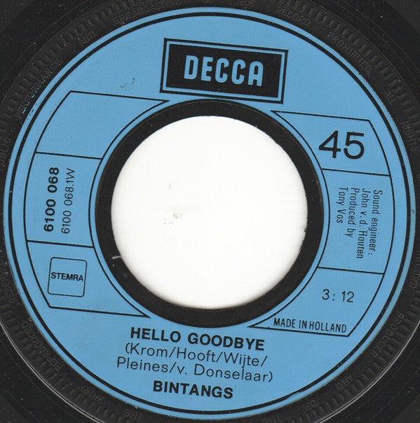 The Bintangs* -Hello, Goodbye