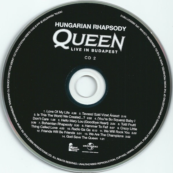 Queen -Hungarian Rhapsody (Live In Budapest)