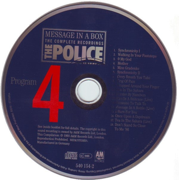 The Police - Message In A Box: The Complete Recordings