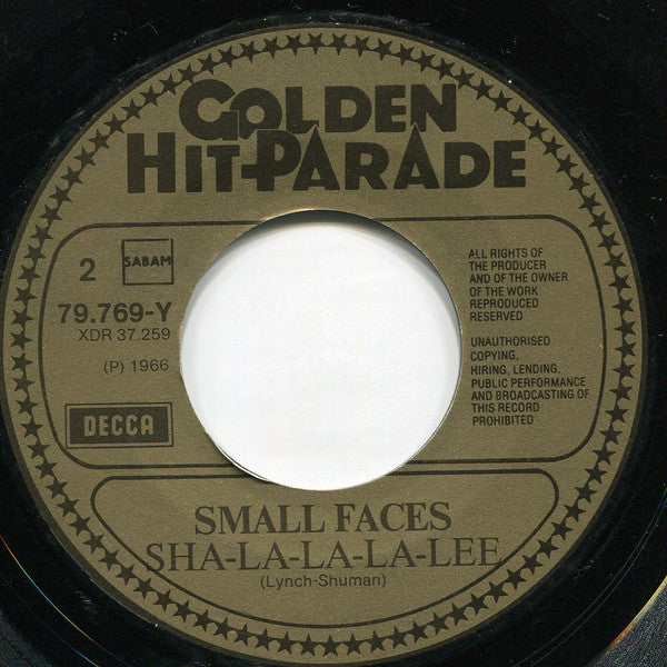 The Zombies / Small Faces -She's Not There / Sha La-La-La-Lee