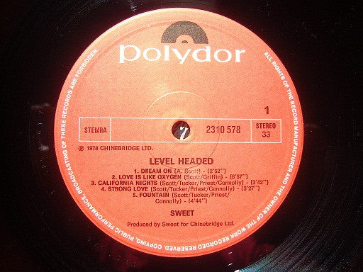 Sweet* -Level Headed