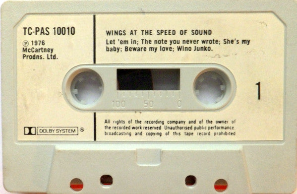 Wings (2) -Wings At The Speed Of Sound