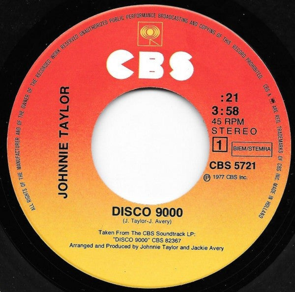 Johnnie Taylor -Disco 9000