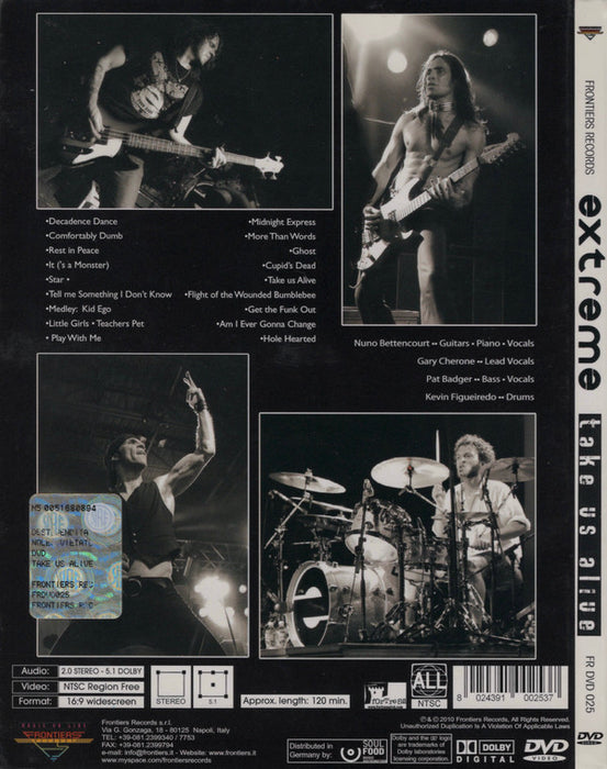 Extreme (2) -Take Us Alive - Boston 2009