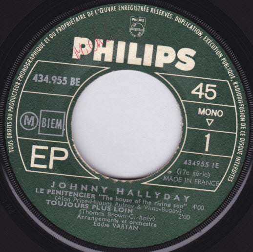 Johnny Hallyday -Le Pénitencier