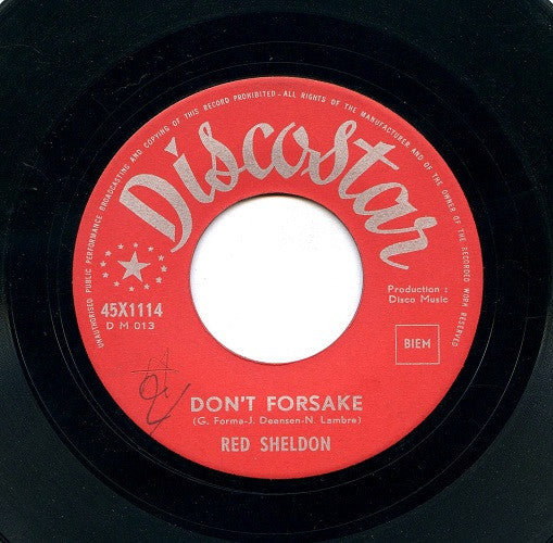 Red Sheldon -Don't Forsake / I Can't Give You...