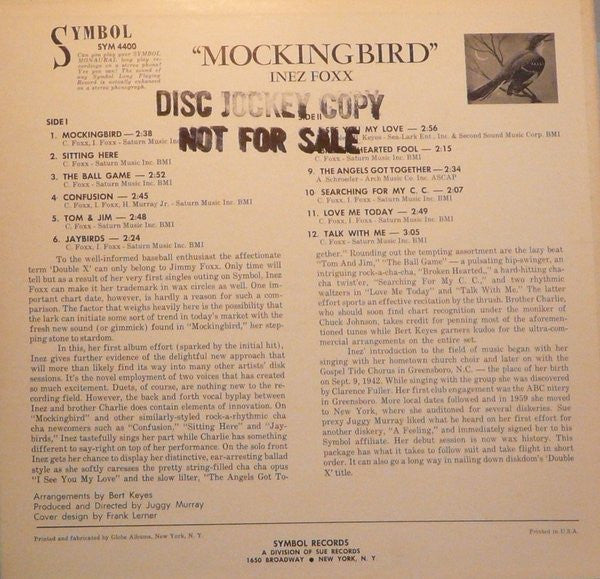 Inez Foxx -Mockingbird