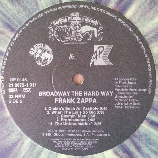 Frank Zappa -Broadway The Hard Way