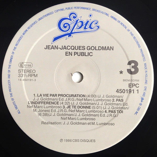 Jean-Jacques Goldman -En Public