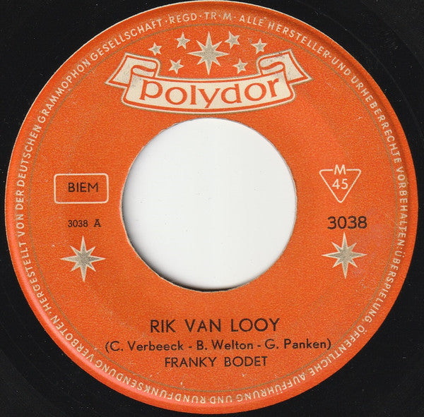 Franky Bodet -Rik Van Looy