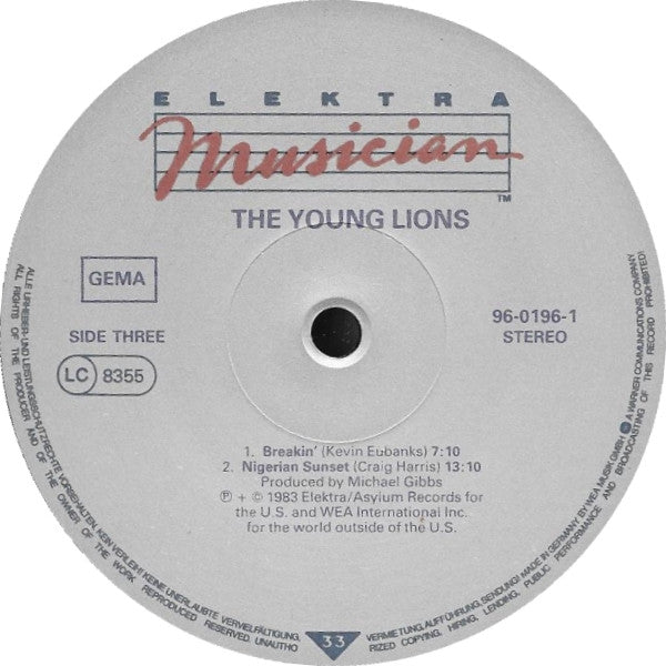 Various -The Young Lions (A Concert Of New Music Played By Seventeen Exceptional Young Musicians)