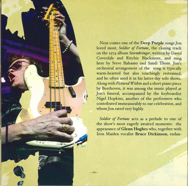 Various -Celebrating Jon Lord The Rock Legend