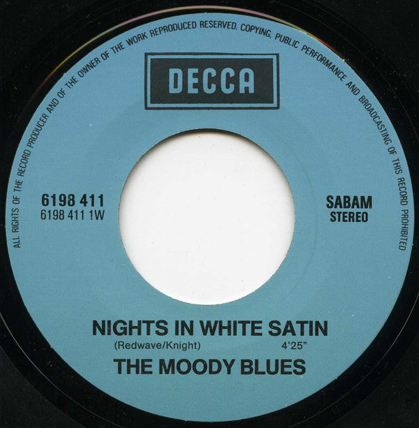The Moody Blues - Nights In White Satin / I'm Just A Singer (In A Rock And Roll Band)