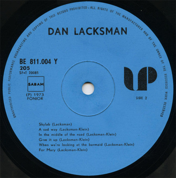 Dan Lacksman -Dan Lacksman