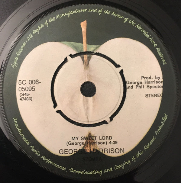 George Harrison -Bangla Desh / What Is Life / My Sweet Lord