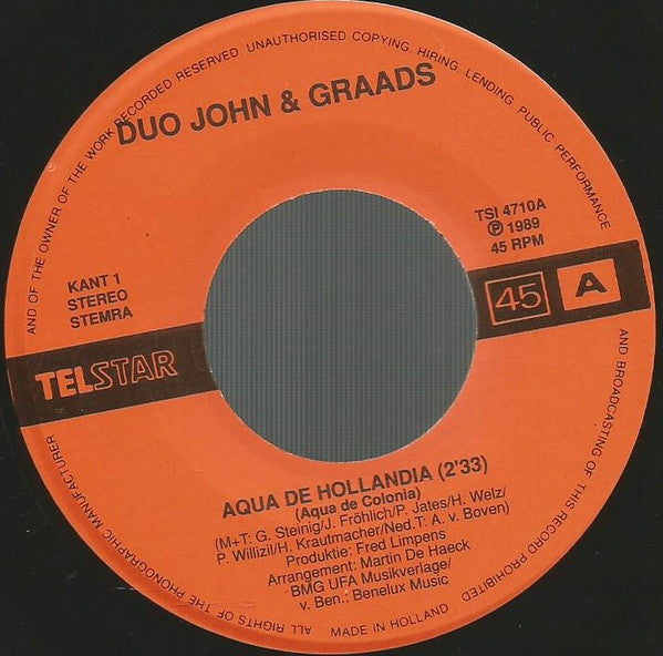 Duo John & Graads* -Aqua De Hollandia
