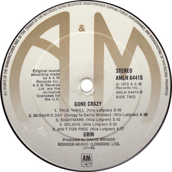 Grin -Gone Crazy