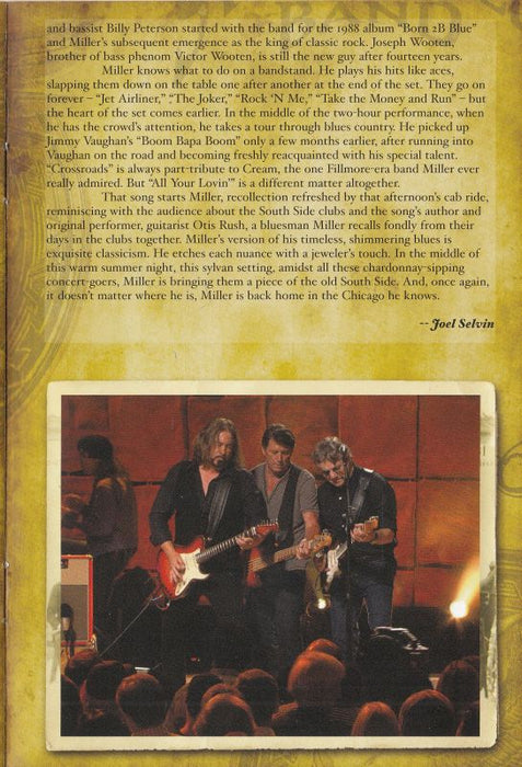 Steve Miller Band -Live From Chicago