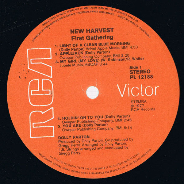Dolly Parton -New Harvest ... First Gathering