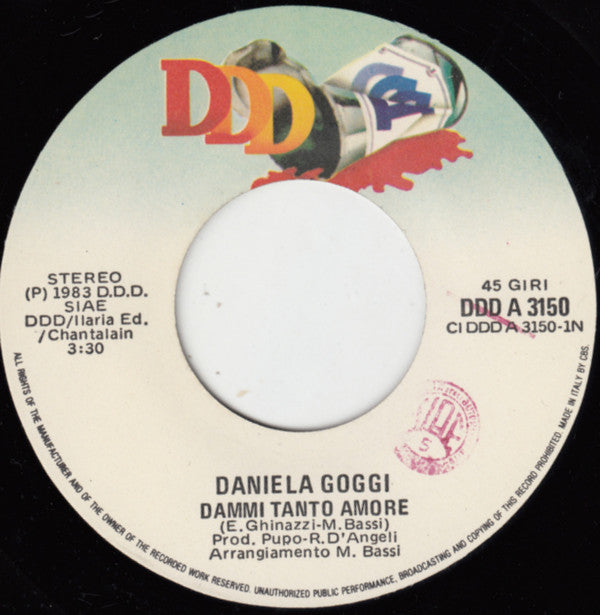 Daniela Goggi -Dammi Tanto Amore