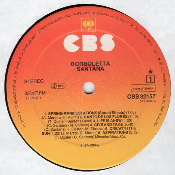Santana -Borboletta