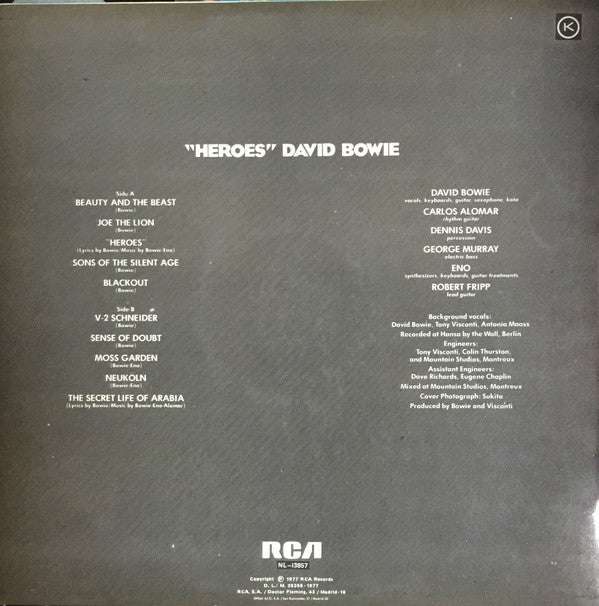 David Bowie -"Heroes"