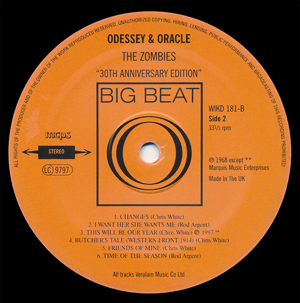 The Zombies -Odessey And Oracle