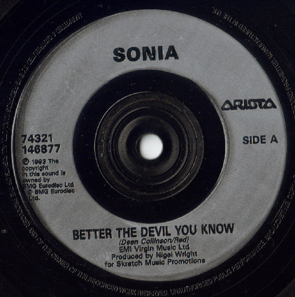 Sonia -Better The Devil You Know