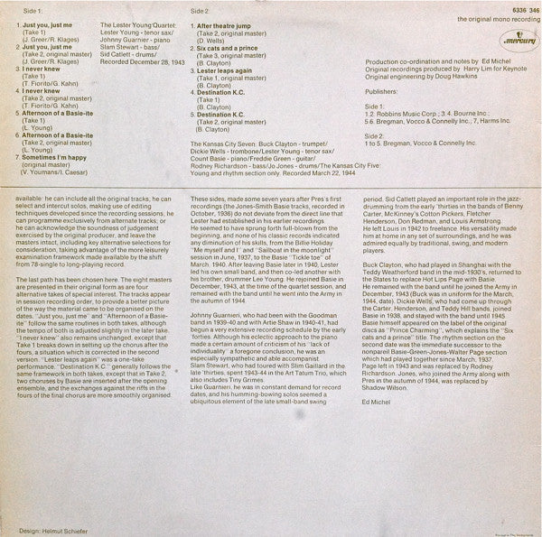 Lester Young - "Pres" At His Very Best