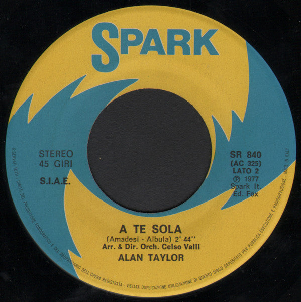 Alan Taylor (2) - Te Voio Ben = I Love You Girl