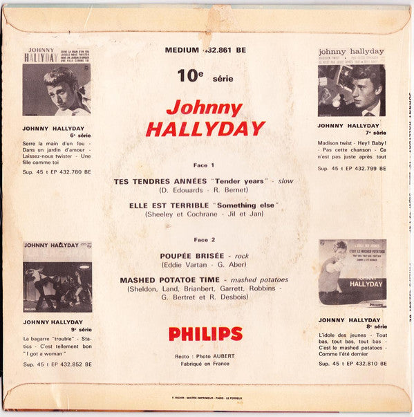Johnny Hallyday -Tes Tendres Années