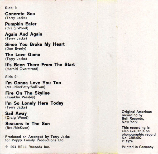 Terry Jacks -Seasons In The Sun