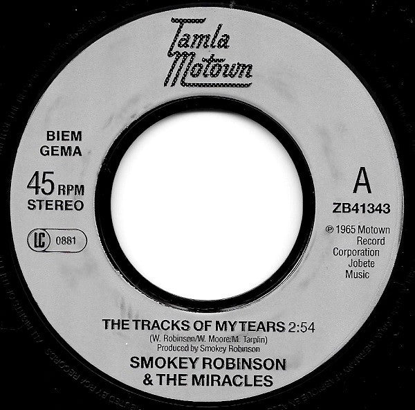 Smokey Robinson & The Miracles* -The Tracks Of My Tears