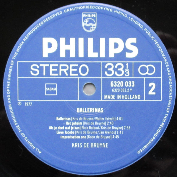 Kris De Bruyne -Ballerina's
