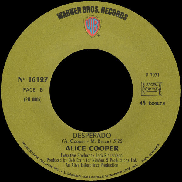 Alice Cooper -Under My Wheels