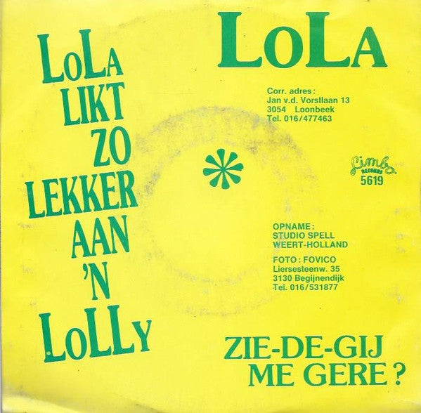 LoLa (38) -LoLa Likt Zo Lekker Aan 'N Lolly