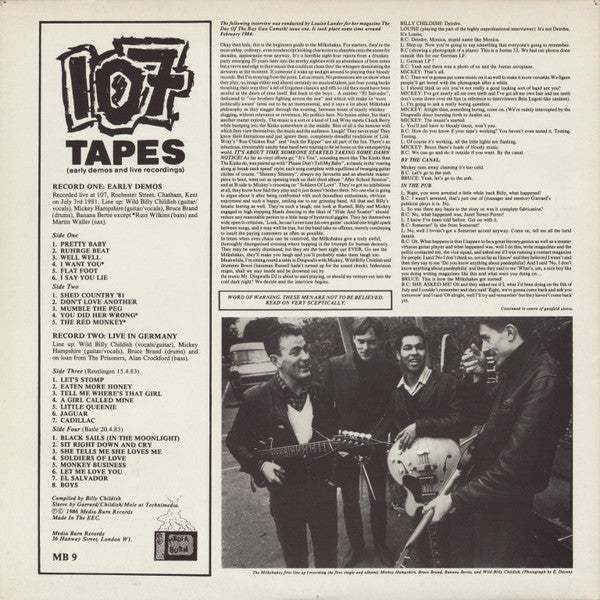 Milkshakes!* -The 107 Tapes (Early Demos & Live Recordings)