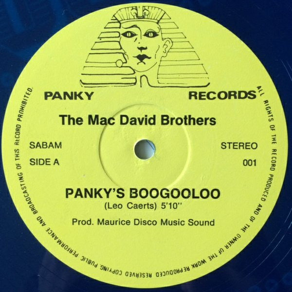 The Mac David Brothers -Panky's Boogooloo / Wishbone