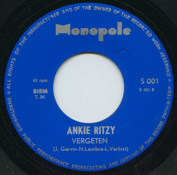 Ankie Ritzy - Ik Kan Het Toch Zelf Niet Vragen